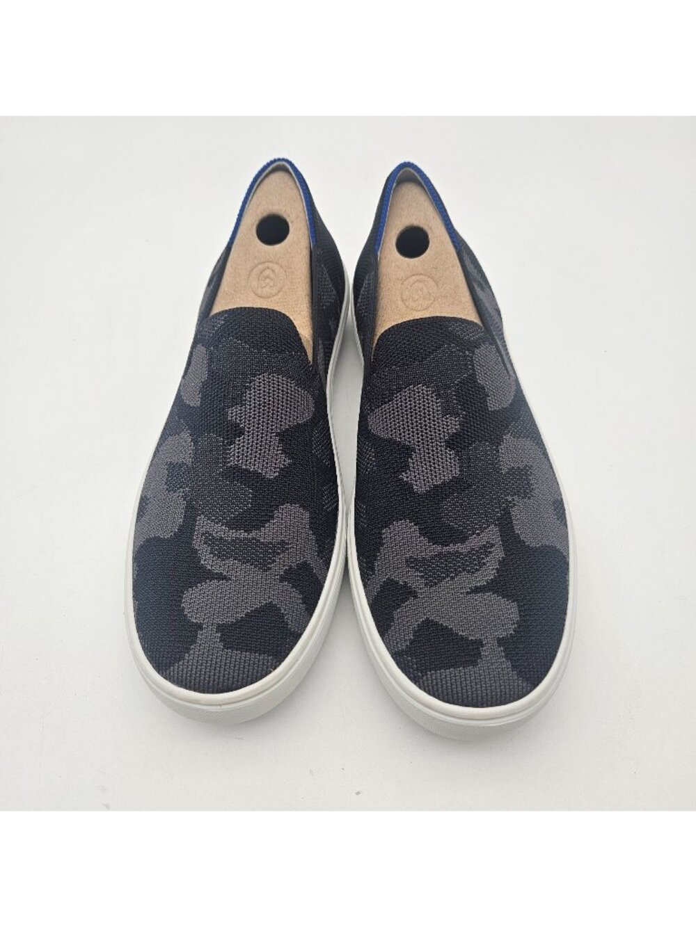Rothys The Original Slip On Camo Gray Womens Sz 7.5 NEW